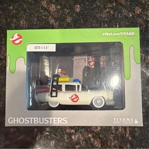 Titans ECTO-1 Ghostbusters 4.5" Inch Vinyl Figure Car Nerd Block Exclusive